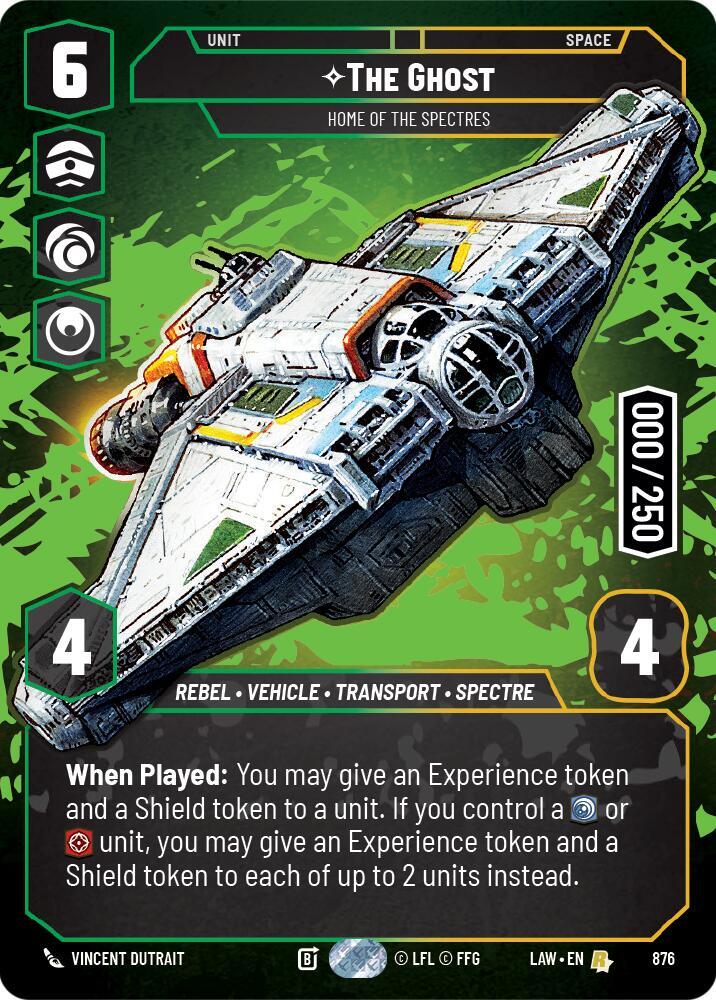The Ghost - Home of the Spectres (Serialized) card image