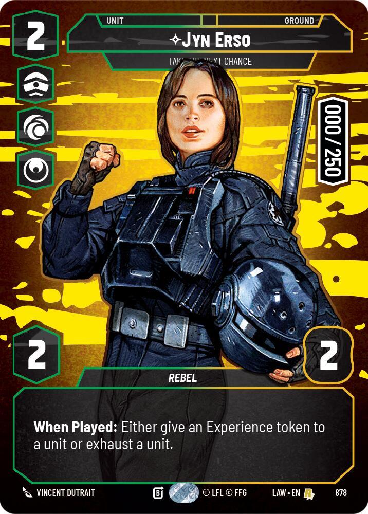 Jyn Erso - Take the Next Chance (Serialized) card image