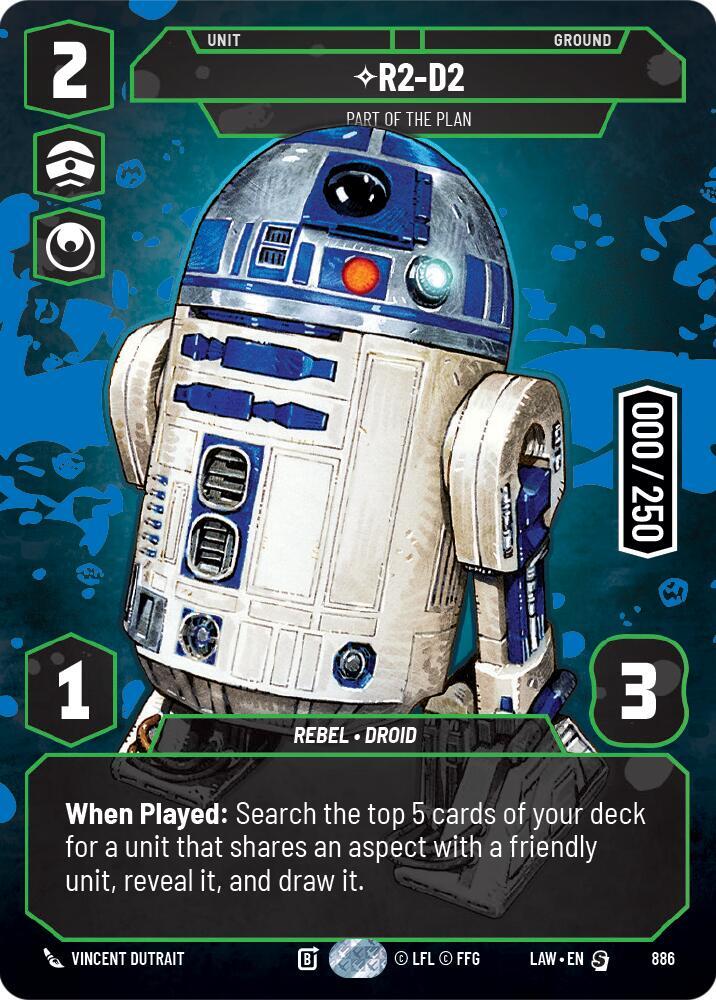 R2-D2 - Part of the Plan (Serialized) card image