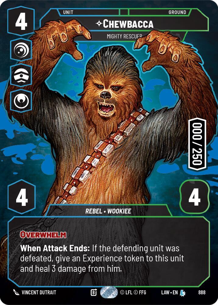 Chewbacca - Mighty Rescuer (Serialized) card image