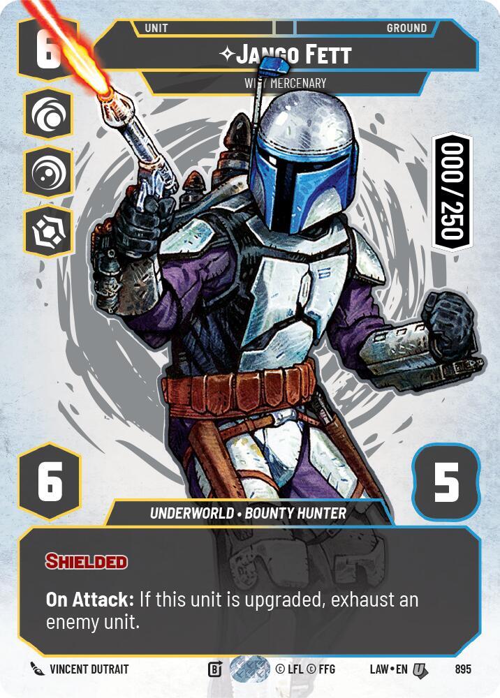 Jango Fett - Wily Mercenary (Serialized) card image
