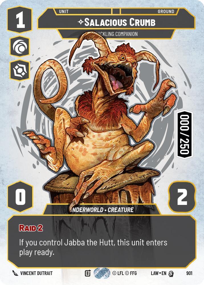 Salacious Crumb - Cackling Companion (Serialized) card image