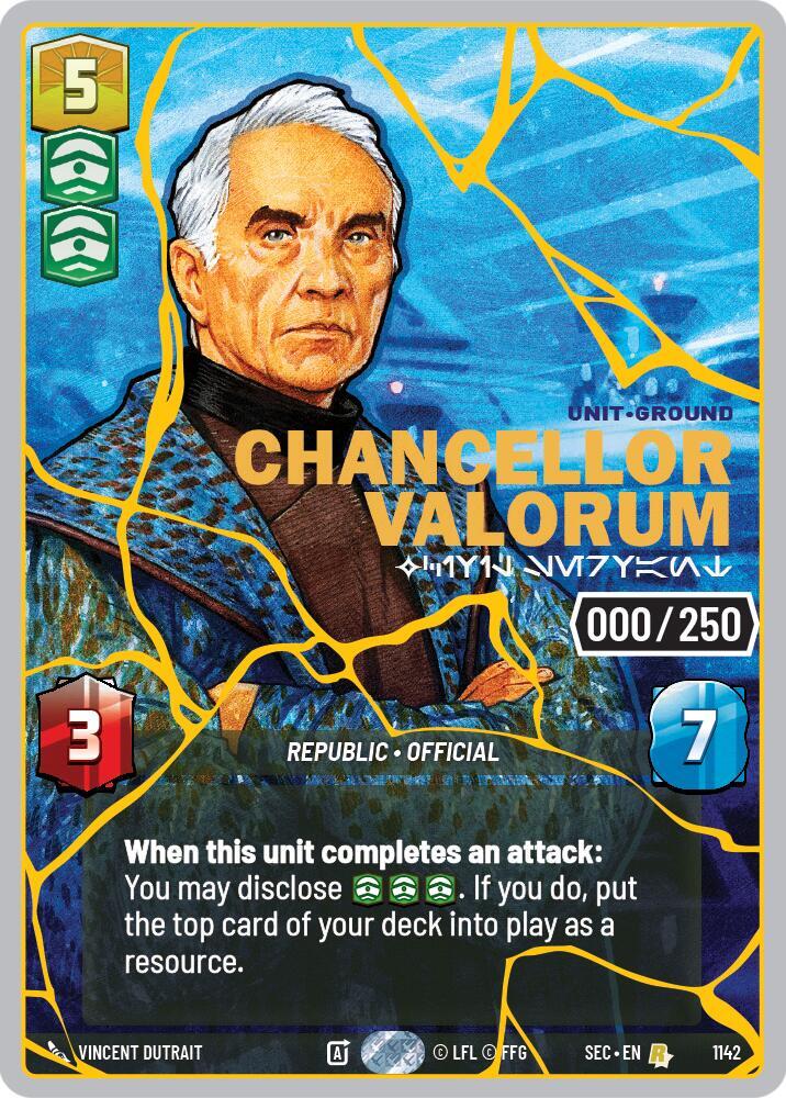 Chancellor Valorum - Civil Servant (Serialized) (Gold) card image