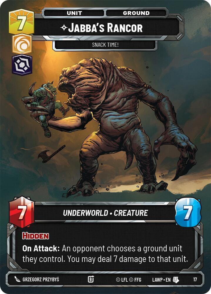 Jabba's Rancor - Snack Time! card image