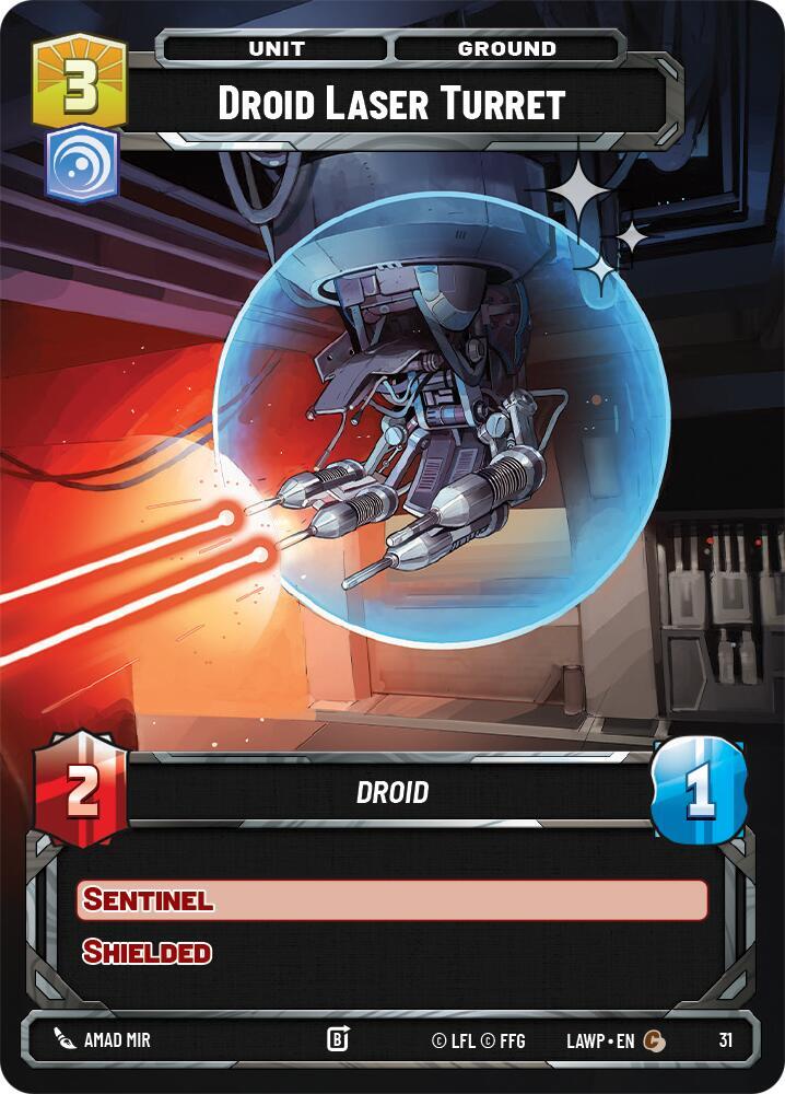 Droid Laser Turret (Foil) card image