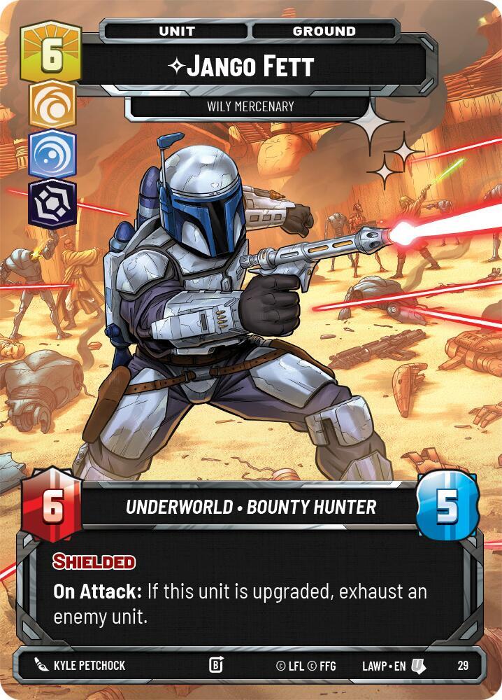 Jango Fett - Wily Mercenary (Foil) card image