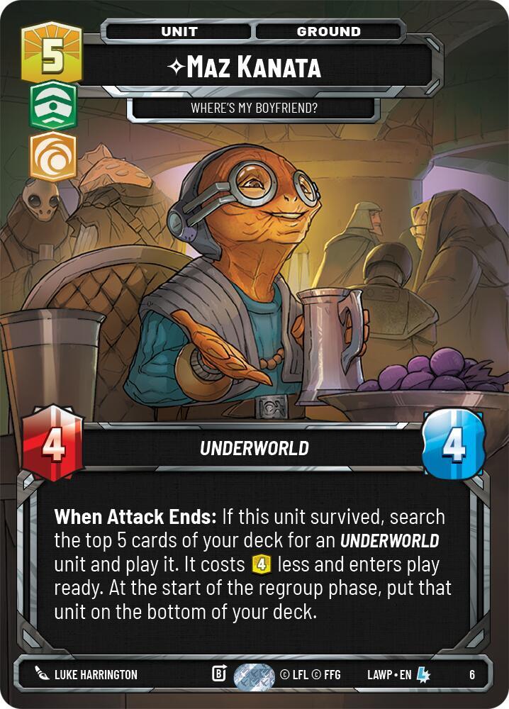 Maz Kanata - Where's My Boyfriend? card image