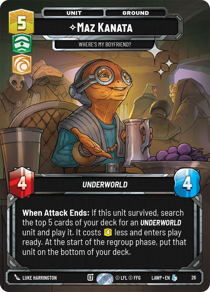 Maz Kanata - Where's My Boyfriend? (Foil) card image