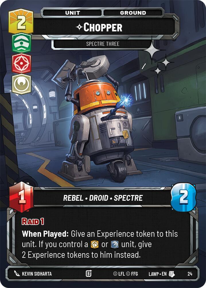 Chopper - Spectre Three (Foil) card image