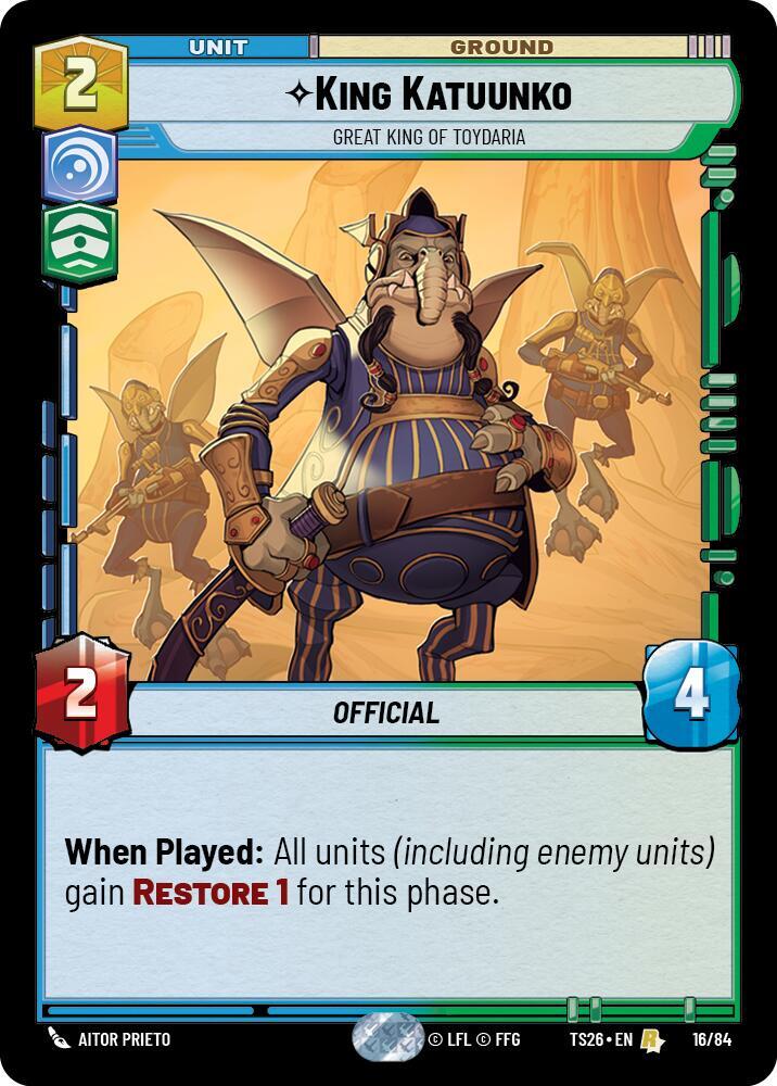 King Katuunko - Great King of Toydaria card image