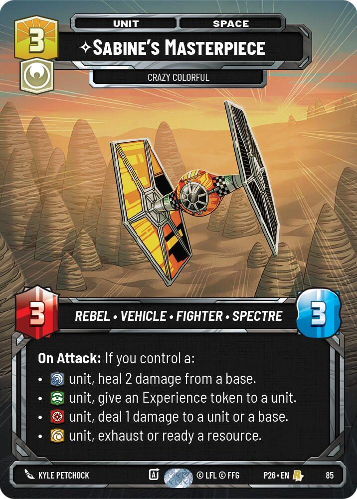 Sabine's Masterpiece - Crazy Colorful (85) card image