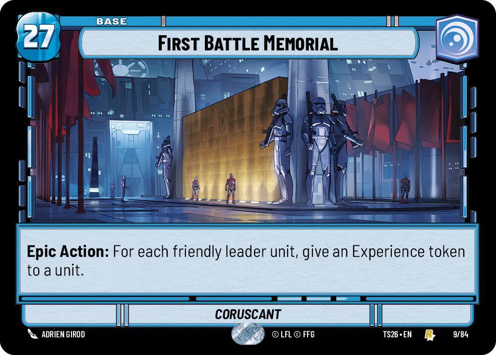 First Battle Memorial card image