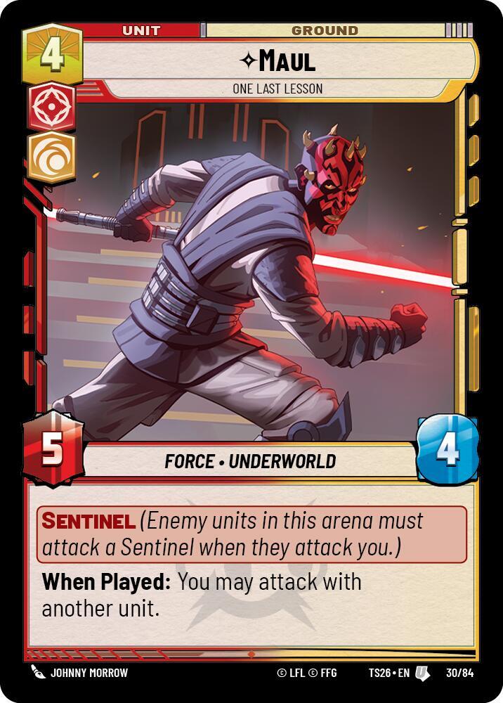 Maul - One Last Lesson card image