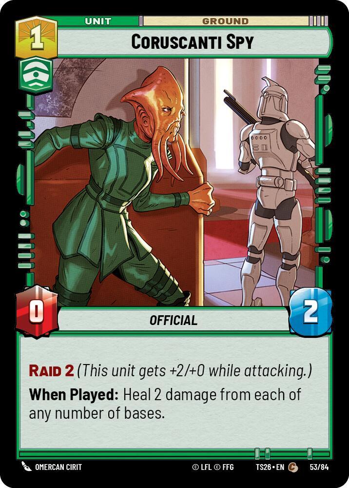 Coruscanti Spy card image