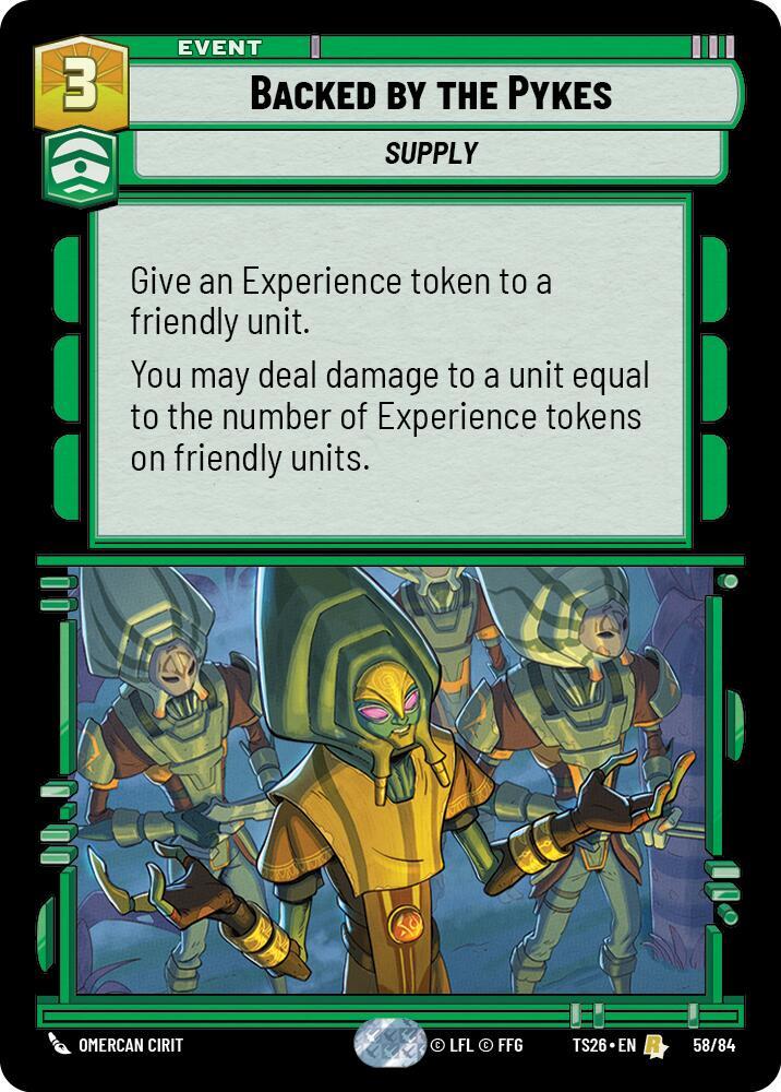 Backed by the Pykes card image
