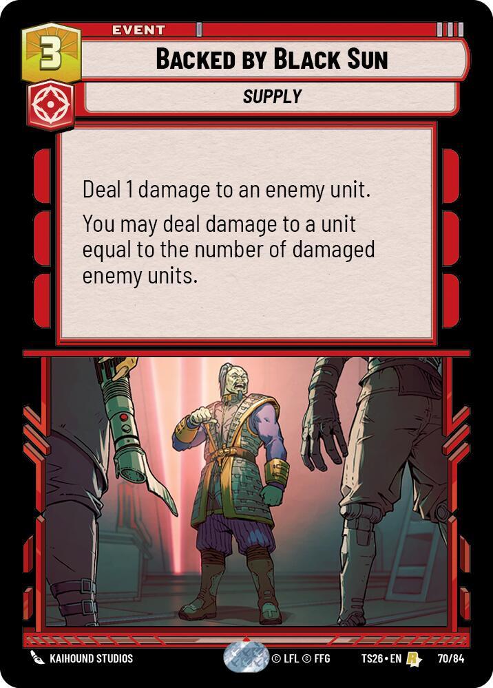 Backed by Black Sun card image