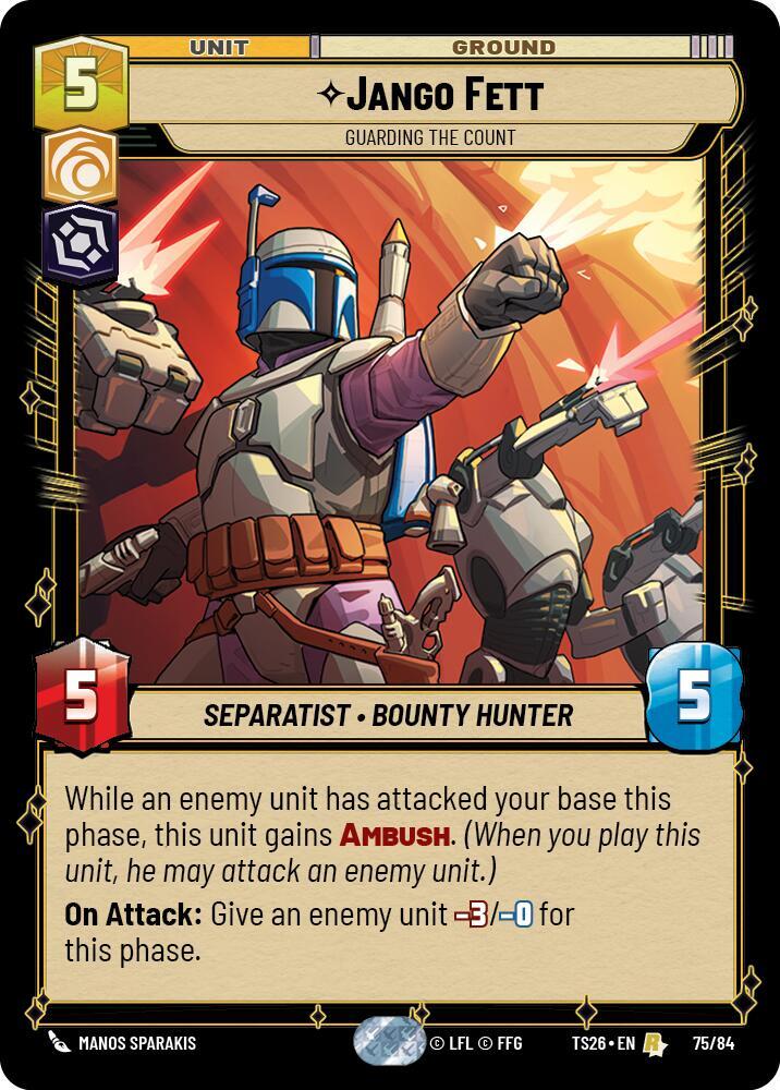 Jango Fett - Guarding the Count card image