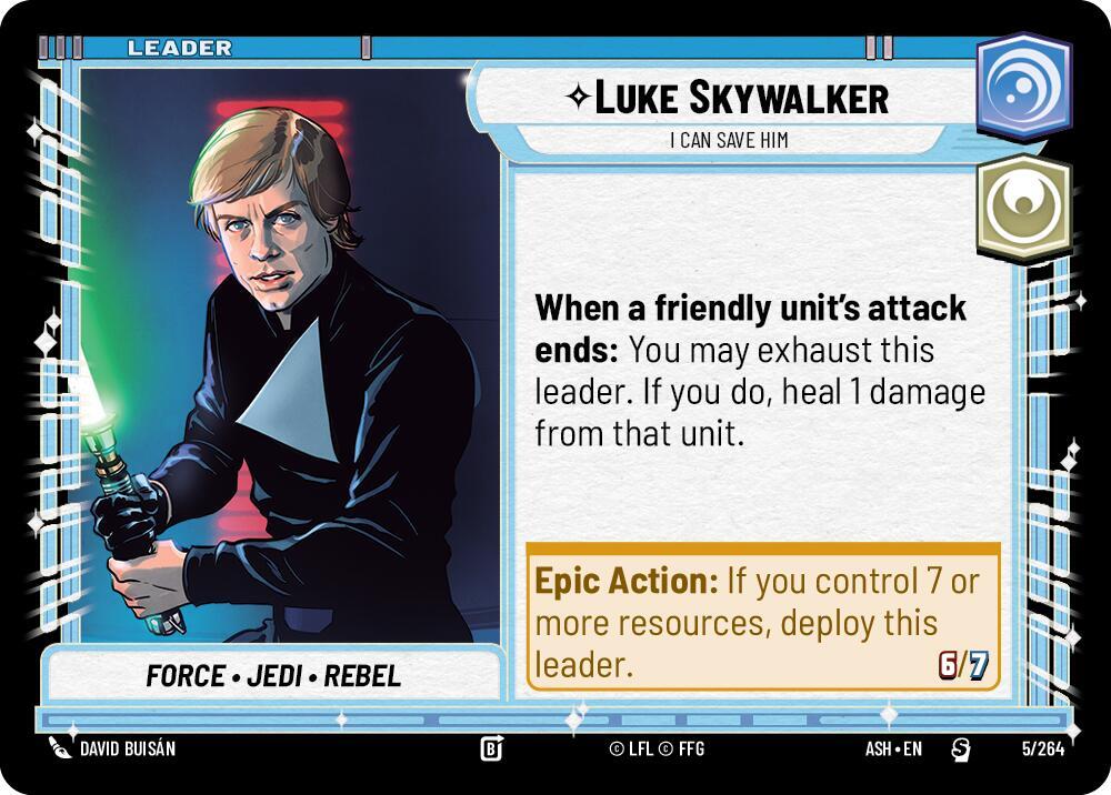 Luke Skywalker - I Can Save Him card image