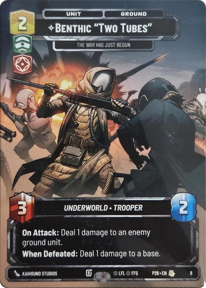 Benthic "Two Tubes" - The War Has Just Begun card image
