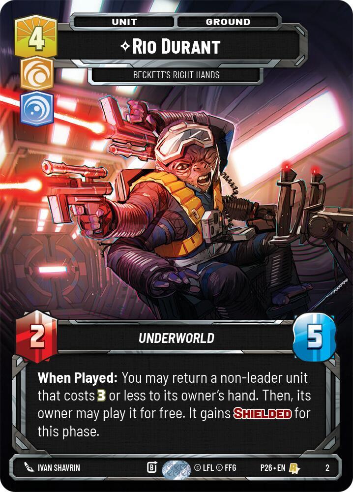 Rio Durant - Beckett's Right Hands card image