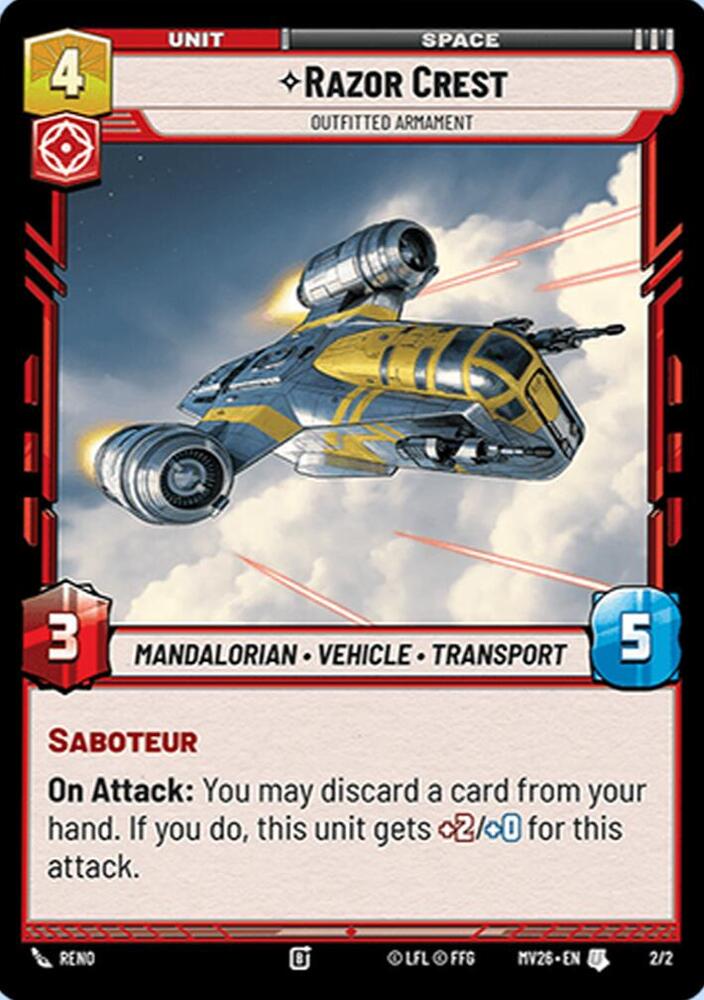 Razor Crest - Outfitted Armament card image