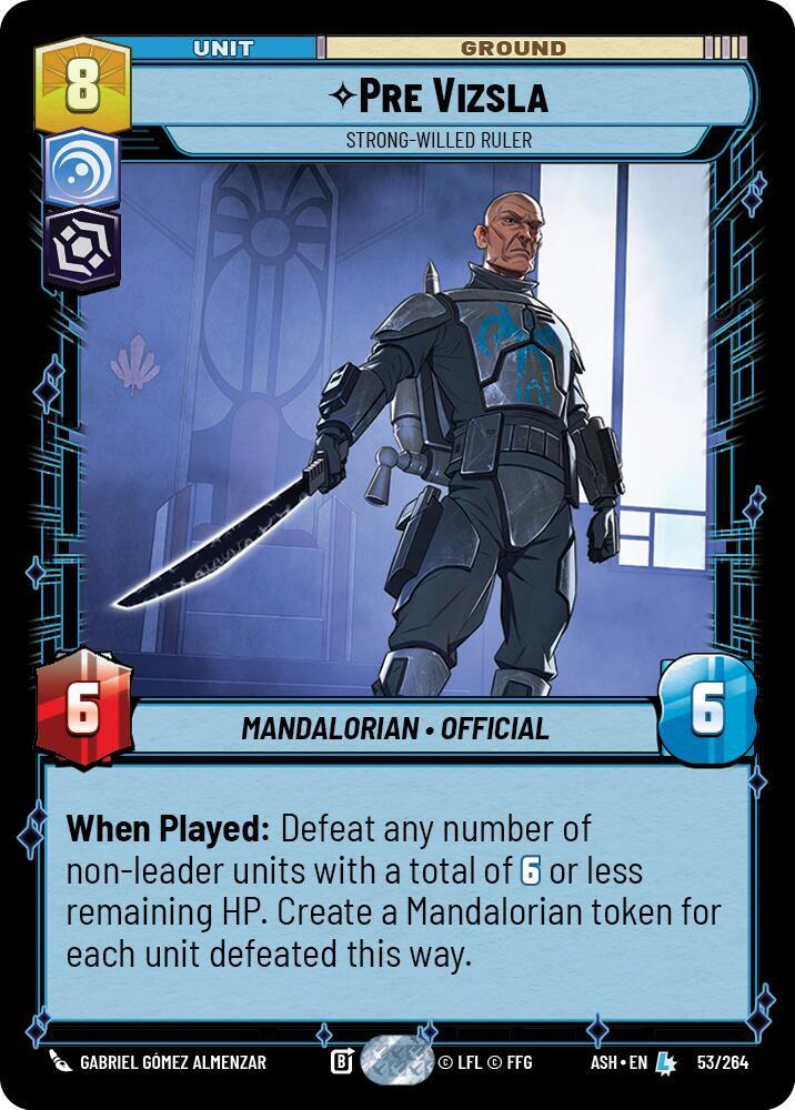 Pre Vizsla - Strong-Willed Ruler card image