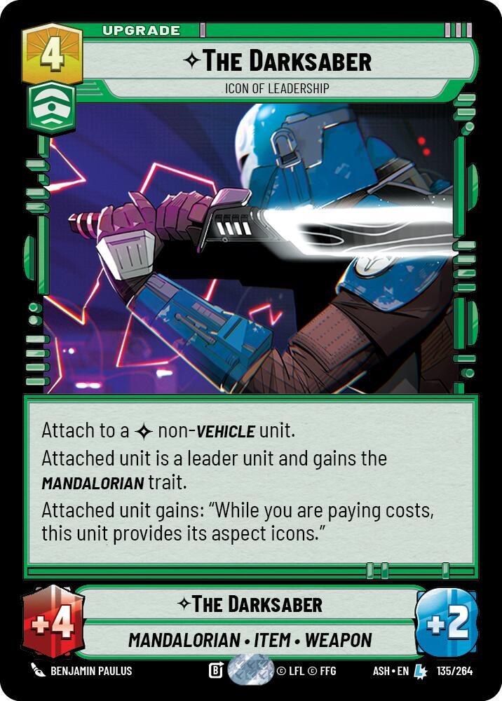 The Darksaber - Icon of Leadership card image