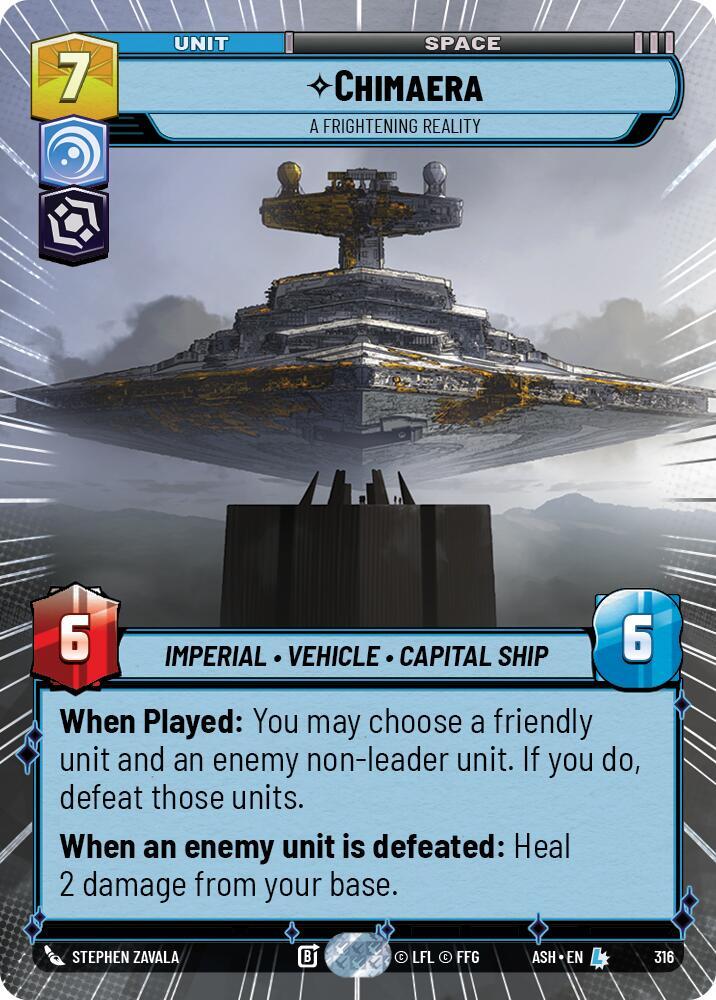 Chimaera - A Frightening Reality (Hyperspace) card image