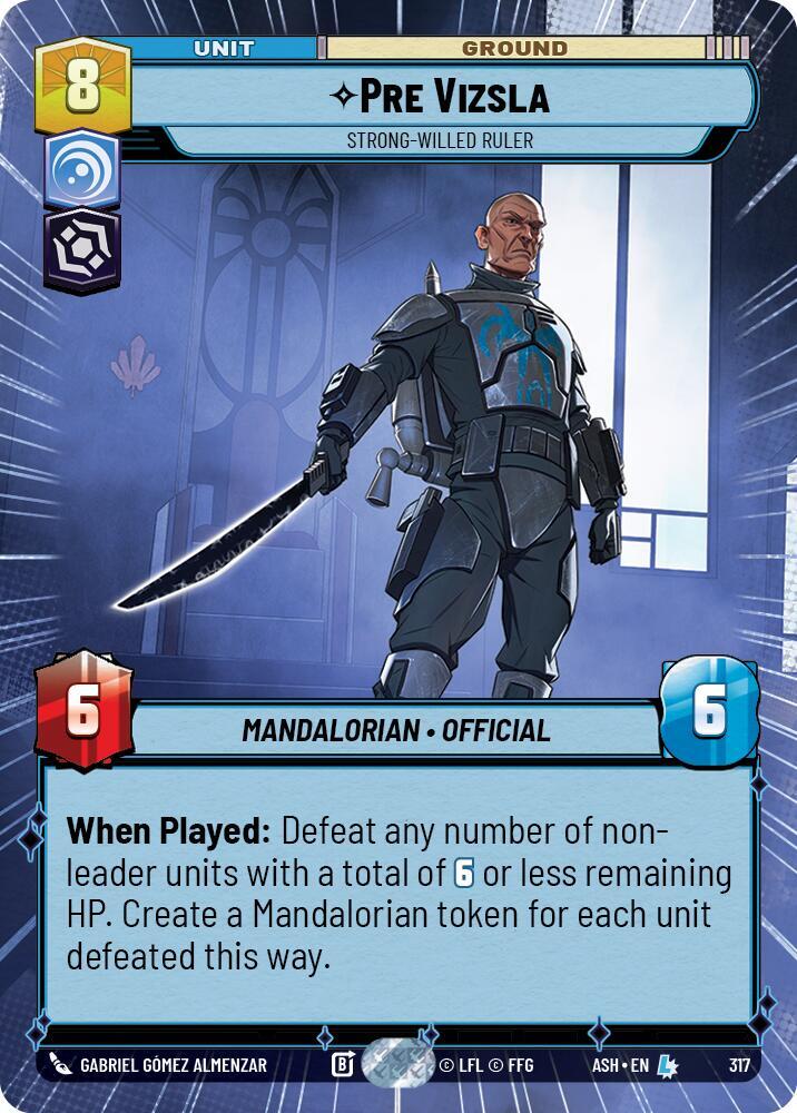 Pre Vizsla - Strong-Willed Ruler (Hyperspace) card image