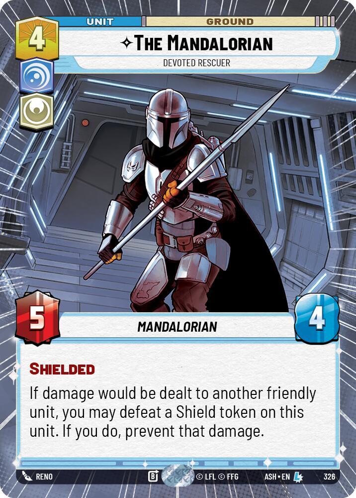 The Mandalorian - Devoted Rescuer (Hyperspace) card image