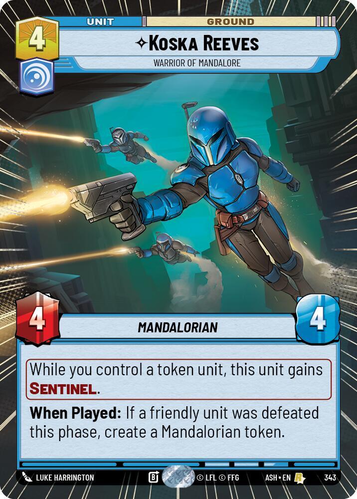 Koska Reeves - Warrior of Mandalore (Hyperspace) card image