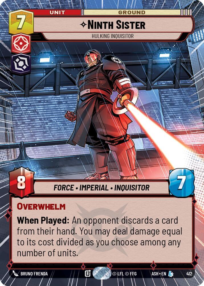 Ninth Sister - Hulking Inquisitor (Hyperspace) card image