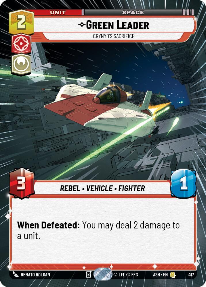 Green Leader - Crynyd's Sacrifice (Hyperspace) card image