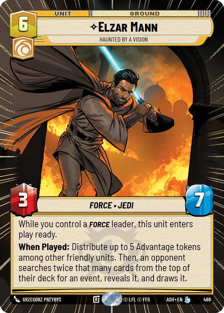 Elzar Mann - Haunted by a Vision (Hyperspace) card image