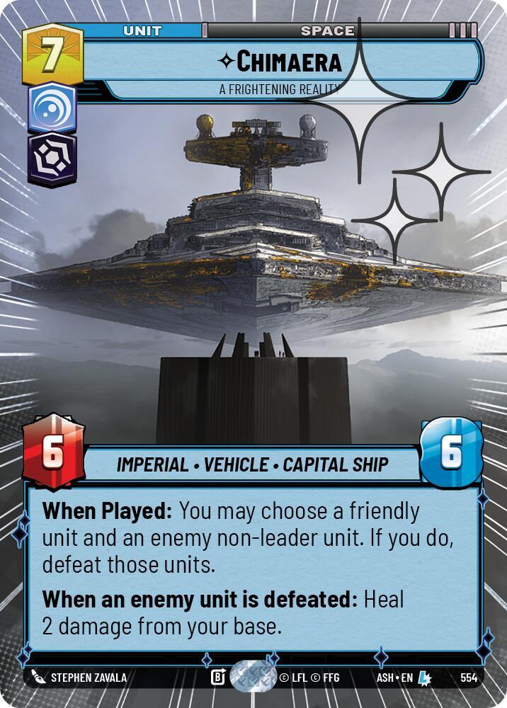 Chimaera - A Frightening Reality (Hyperspace Foil) card image