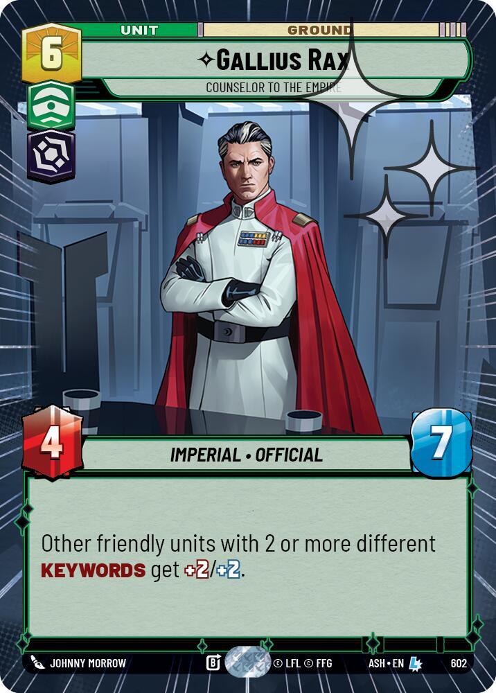 Gallius Rax - Counselor to the Empire (Hyperspace Foil) card image