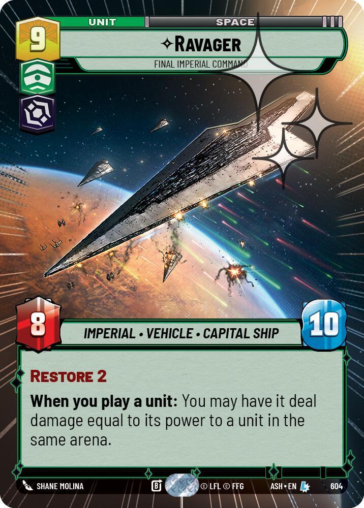 Ravager - Final Imperial Command (Hyperspace Foil) card image