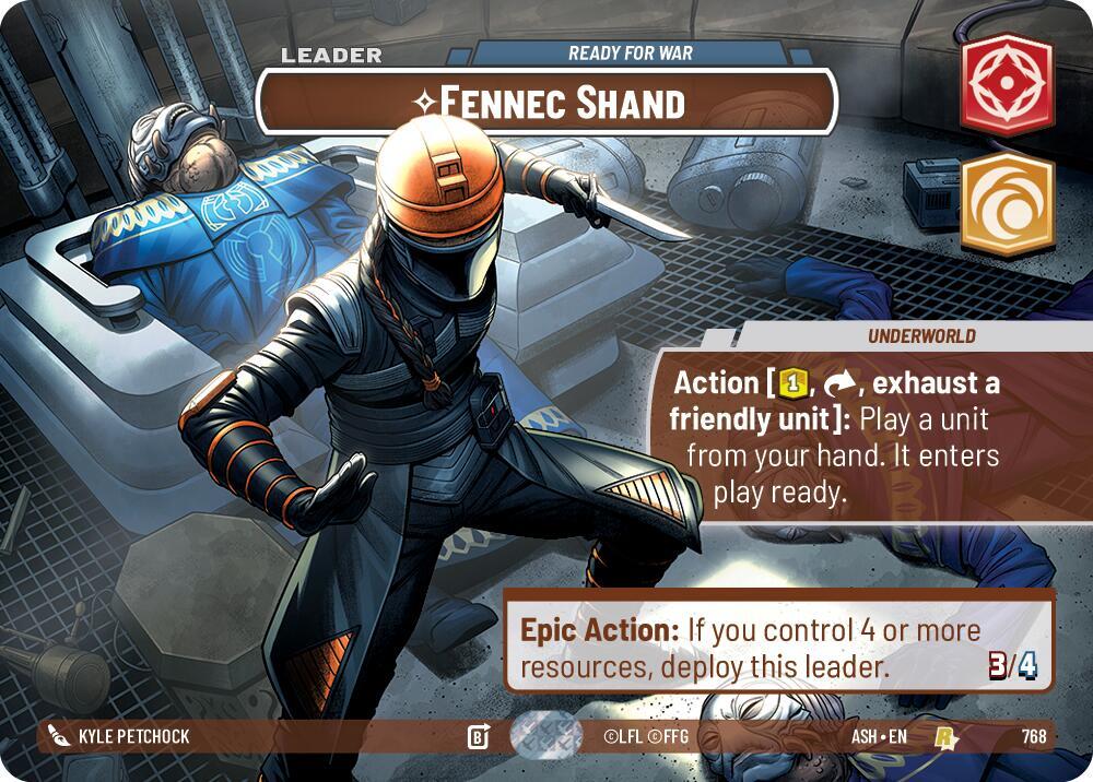 Fennec Shand - Ready for War (Showcase) card image