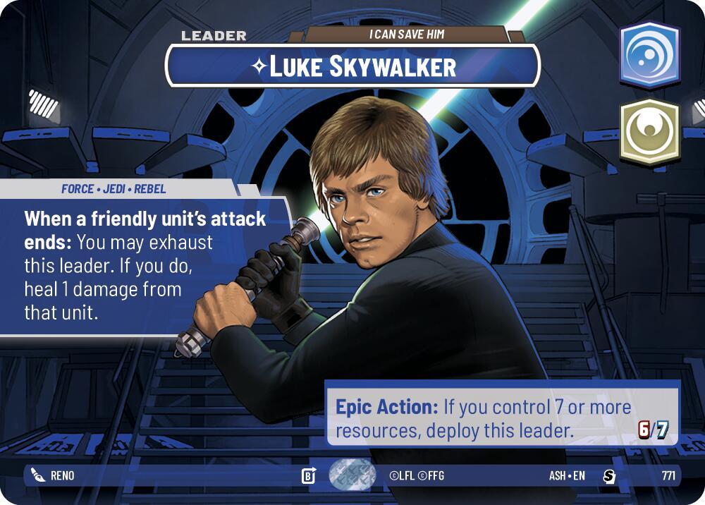 Luke Skywalker - I Can Save Him (Showcase) card image