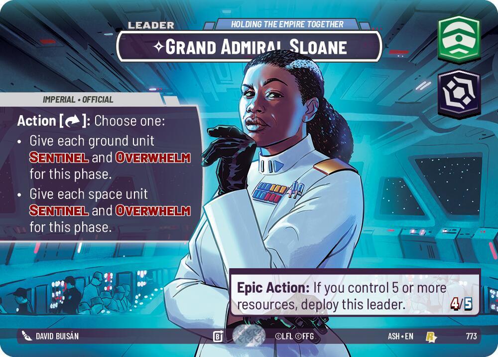 Grand Admiral Sloane - Holding the Empire Together (Showcase) card image