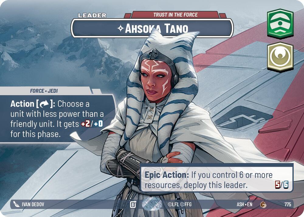Ahsoka Tano - Trust in the Force (Showcase) card image