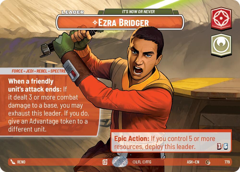 Ezra Bridger - It's Now or Never (Showcase) card image