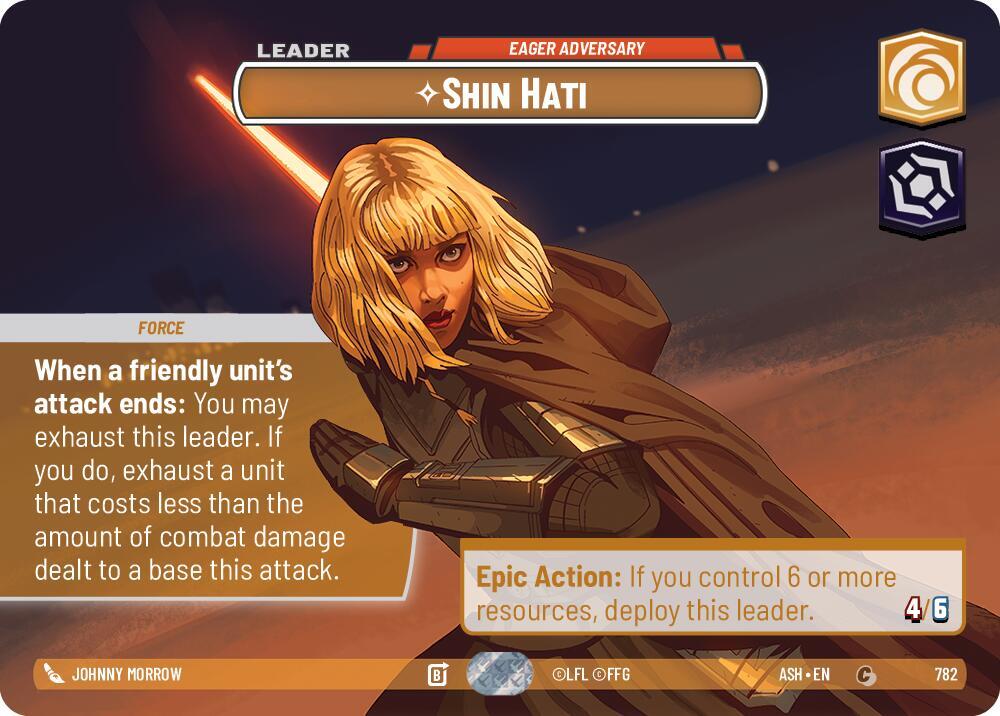 Shin Hati - Eager Adversary (Showcase) card image