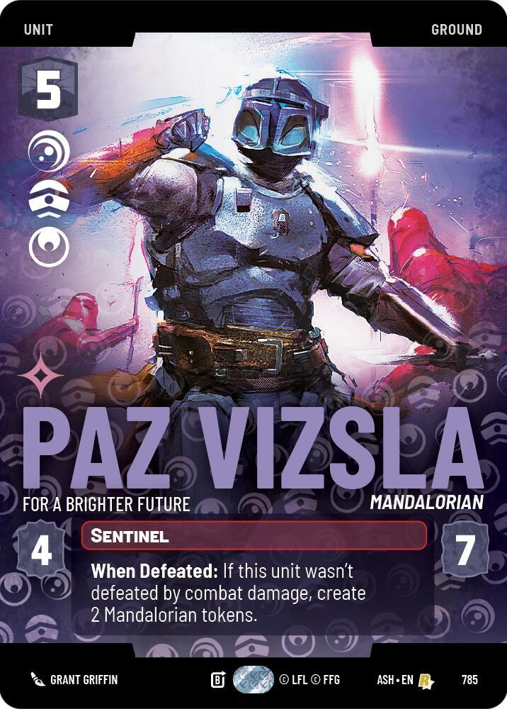 Paz Vizsla - For a Brighter Future (Prestige) card image