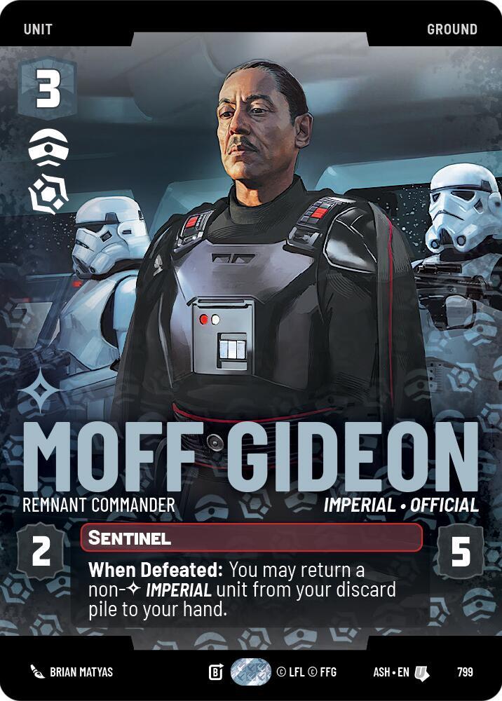 Moff Gideon - Remnant Commander (Prestige) card image