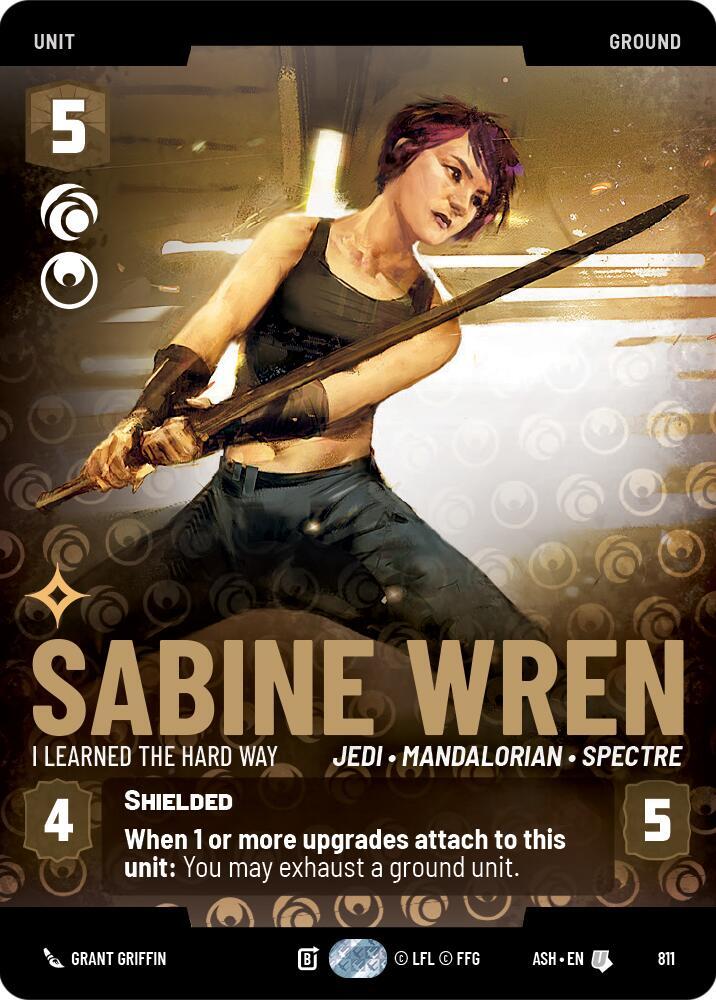Sabine Wren - I Learned the Hard Way (Prestige) card image