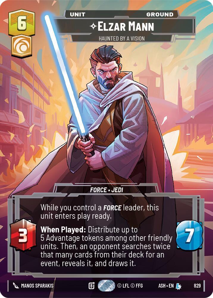 Elzar Mann - Haunted by a Vision (Prestige) card image