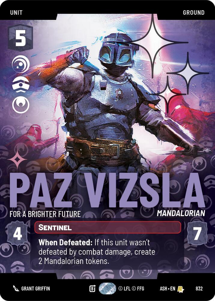 Paz Vizsla - For a Brighter Future (Prestige Foil) card image