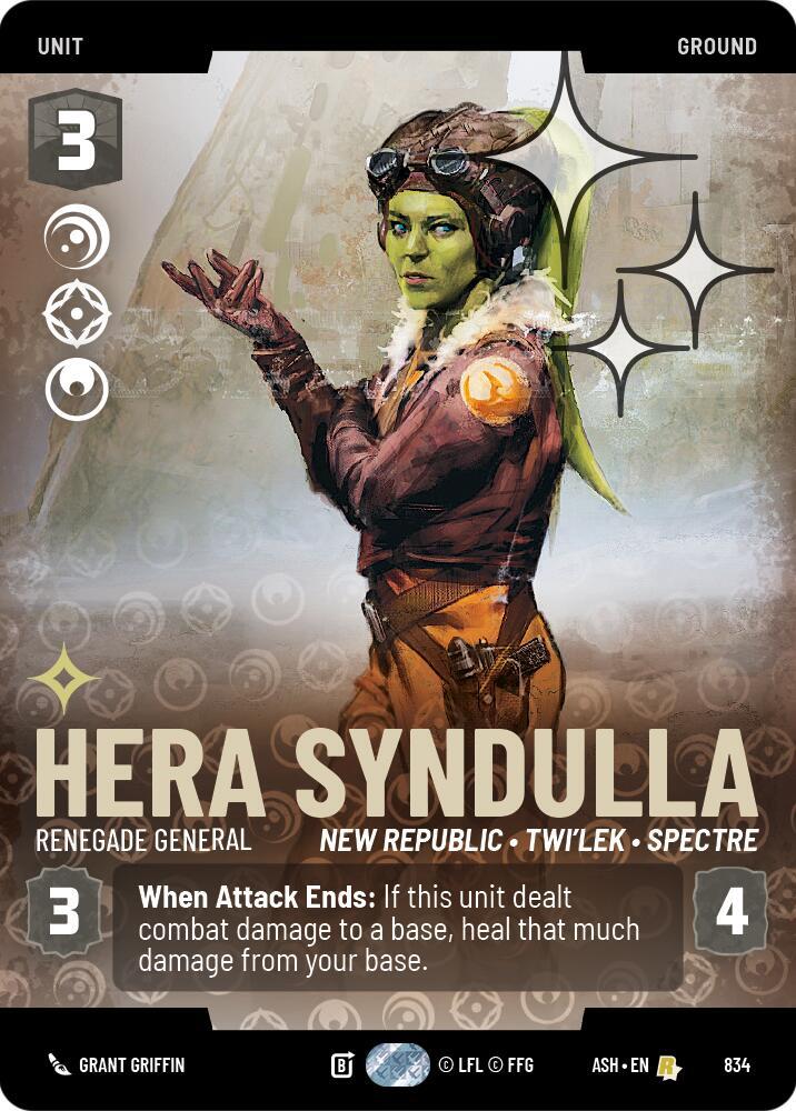 Hera Syndulla - Renegade General (Prestige Foil) card image