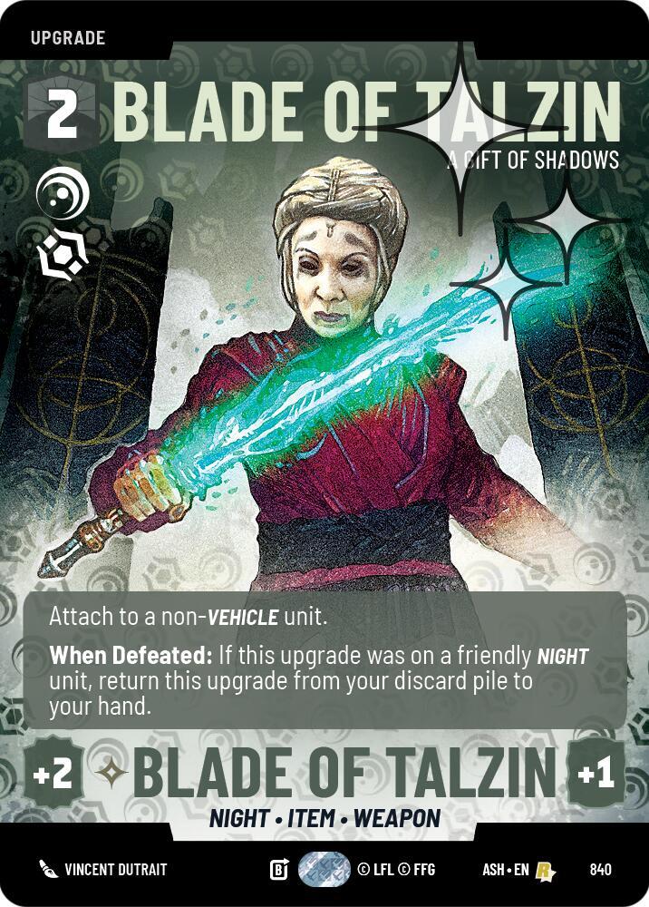 Blade of Talzin - A Gift of Shadows (Prestige Foil) card image